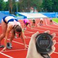 Anytime Electronic Stopwatch, Multi-function Timer, Large Display, Shockproof and Anti-magnetic, Track and Field Training and Competition Stopwatch. 