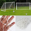 2 Pieces Football Soccer Goal Post Nets For Sports Training Match Replacement - Multi Size - Ensure A Secure Goalpost Setup. 