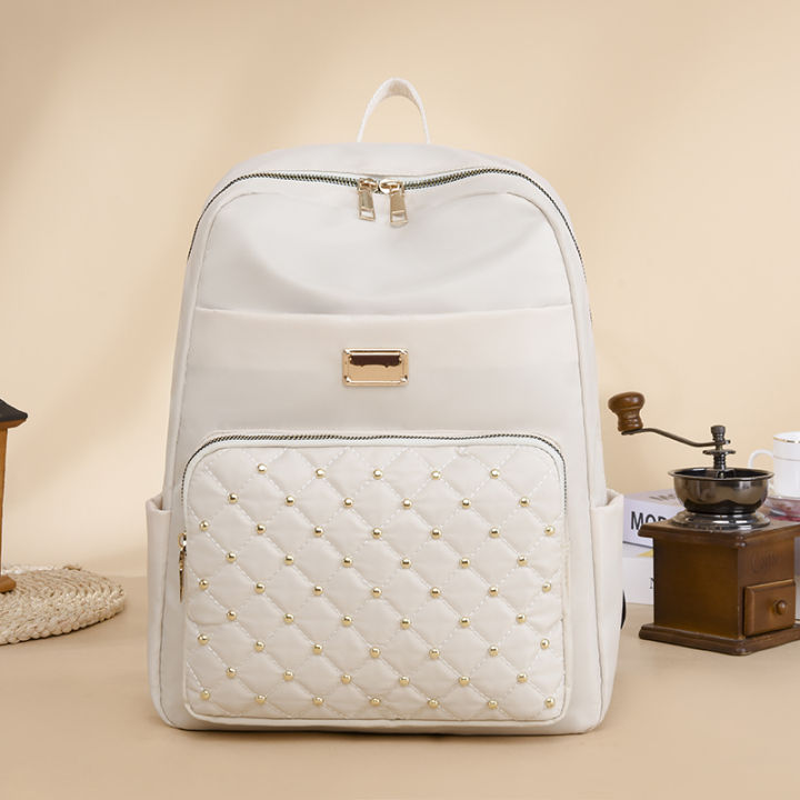 Solid Color Design New Women's Fashion Backpack Luxury Designer