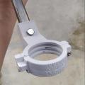 High Frequency Head Clamp TV Antenna Jig Bracket Clamp Household KU Plastic LNB Jig White Mounting Fixed Tuner Thickened J1C5.