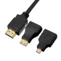 Adapter + HDMI Adapter HDMI Female to Micro/Mini Male (3 Pcs Set) Android Cable Adapter Set Micro USB OTG to USB 2.0 (1.5m/5FT). 