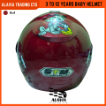 STM Baby Bike Helmet for Kids (3–12 Years) – Boys & Girls Safety Cycling Helmet – Red.