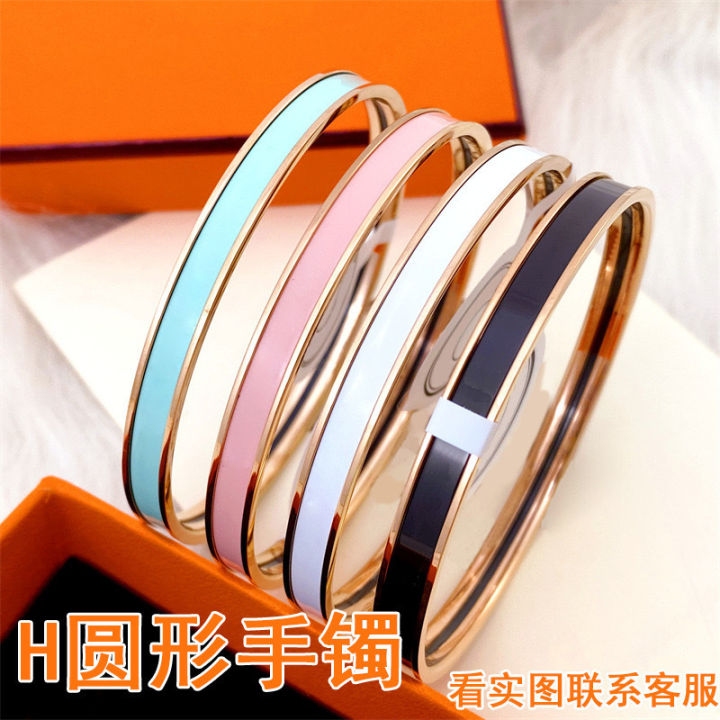 H%20Aijia%20Xiaohongshu%20recommends%20enamel%20round%20letters%20epoxy%20glue%20color%20plain%20circle%20titanium%20steel%20bracelet%20wholesale%20cross-border%20e-commerce%20-%20Image%203