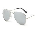 Silver Mirror Sunglasses For Men Flash Pilot Style vintage glasses Classic Brand Design Metal Sun Glasses non-polarized UV400. 