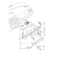 8U1857131A3Q7 Car Glove Box Lock Latch Opener Handle Knob Trim Cover for Audi Q3 (84B) 2013-2016 Accessories 8U1857131B 3Q7.