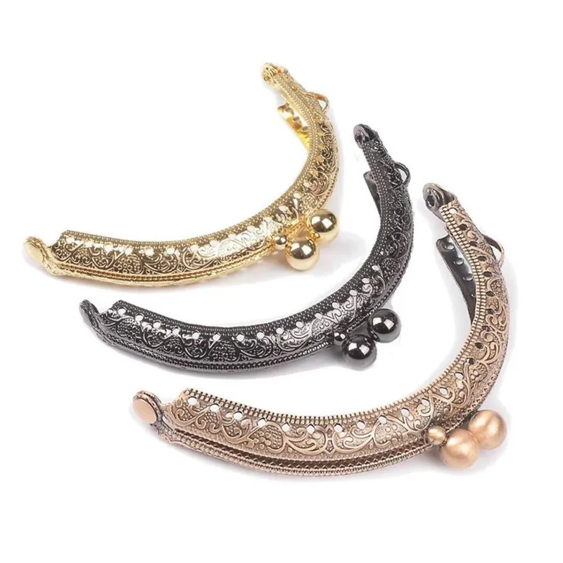 20PCS 10cm Metal Internal Flex Frame Kiss Clasps - Silver & Bronze For DIY Bags, Wallets - View #5
