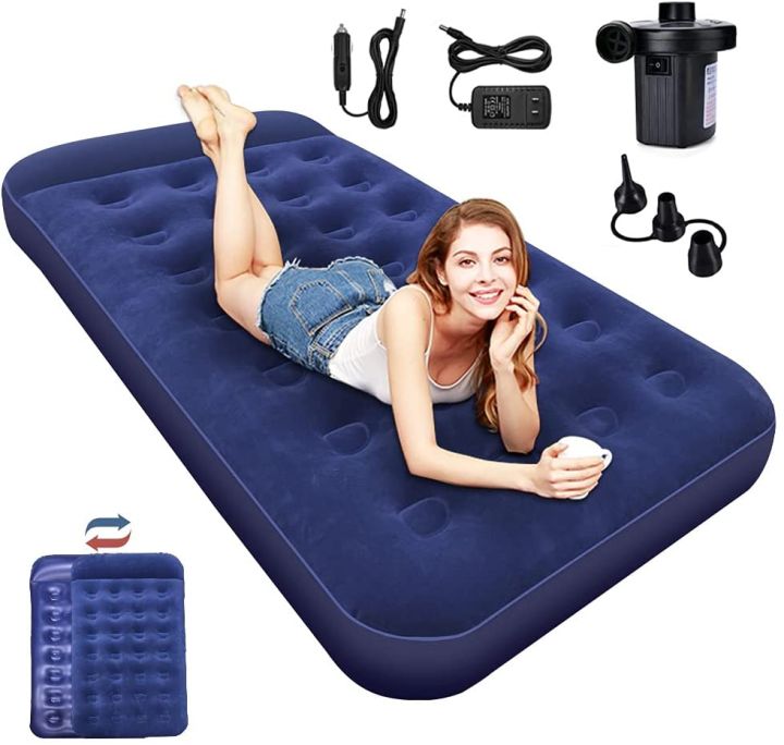 Exclusive%20Bestway%20Flocked%20Single%20Air%20Bed%20Camping%20Mattress%20-%20Blue%20-%20Image%203