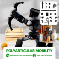 Articulated Robot Action Figure Mini Mechanical Model Ideal Desk Gift for Collectors C. 
