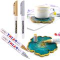 1pc Gold Paint  Metallic Marker Pen Metal Waterproof Permanent Paint Marker Pens for DIY Epoxy Resin Molds Arts Crafts. 