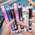 Cartoon Astronaut Ballpoint Pen Student Creative Ten-color Pen Multi-color Hand Account Pen Stationery Supplies. 