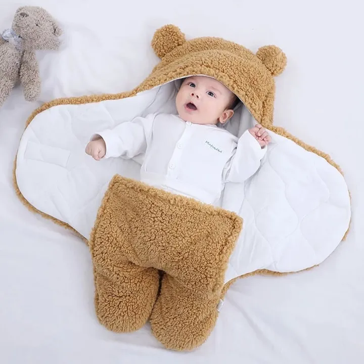 Baby%20Sleeping%20Bag%20Ultra-Soft%20Fluffy%20Fleece%20Newborn%20Receiving%20Blanket...%20-%20Image%204