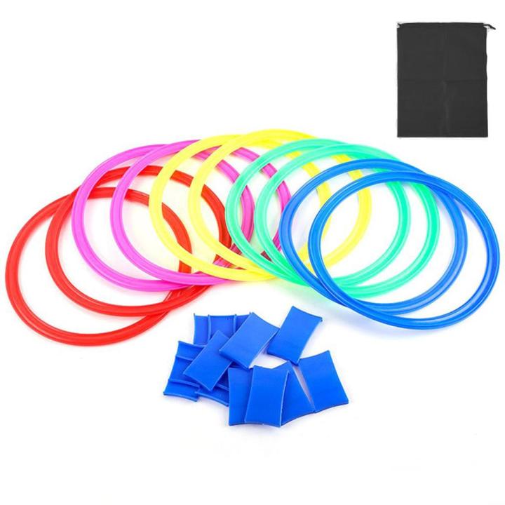 Children Games Hop Jump Rings Set Kids Sensory Play Training Sports Toy ...