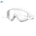 Swimming Goggles with Earplug Large Frame Professional Swim Goggles for Kids White. 