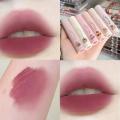 6 Colors Peach Matte Red Lipsticks Waterproof Lip Gloss Long Lasting Non-Stick Cup Liquid Lipstick Korean Makeup Cosmetics.