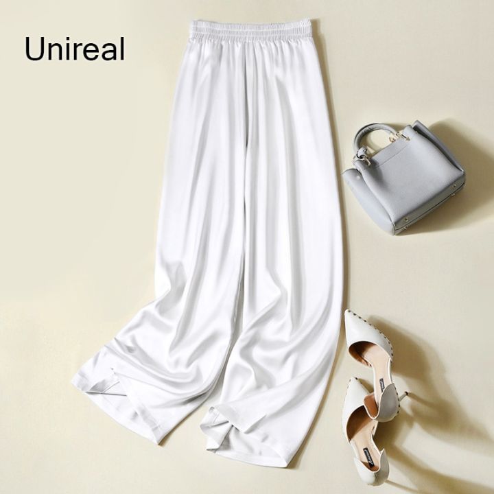 Summer%20Women%20Wide%20Leg%20Pants%20High%20Waist%20Casual%20Trousers%20Streetwear%20Black%20Silk%20Satin%20Pants%20Elegant%20Long%20Palazzo%20Pants%20-%20Image%204