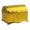 Gold-sprayed Hunt Pirate Hidden Box Plastic Decorative. 