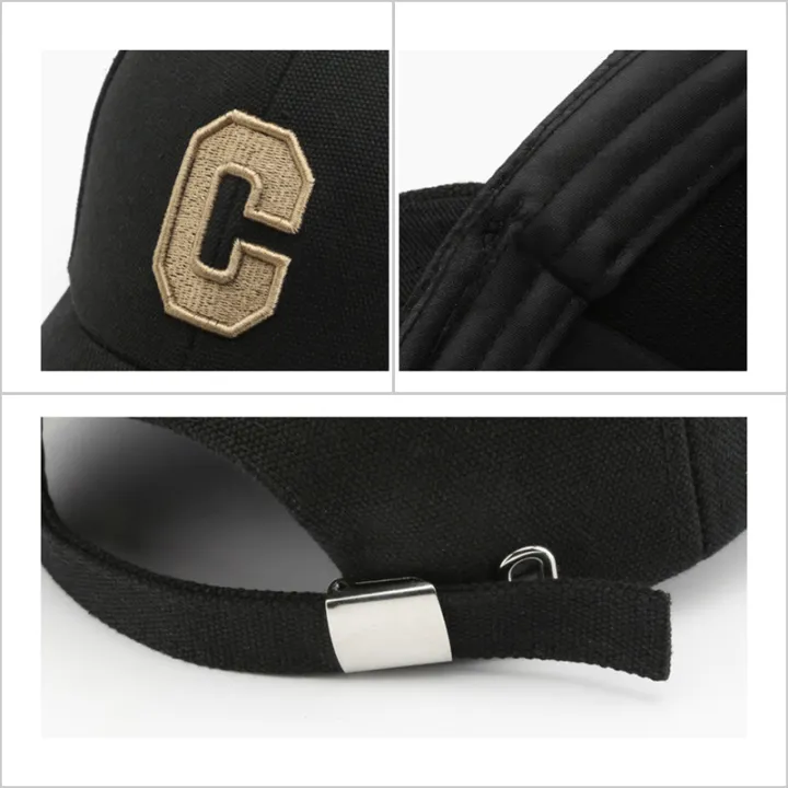 1pc%20Unisex%20Sunshade%20Breathable%20Adjustable%20Baseball%20Cap%20With%20Letter%20C%20Embroidery%20-%20Image%207