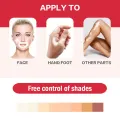 Vitiligo Leukoderma Covering Pen Waterproof Concealer Cream Liquid Women Men Face Discolored Skin Vitiligo Patches Makeup. 