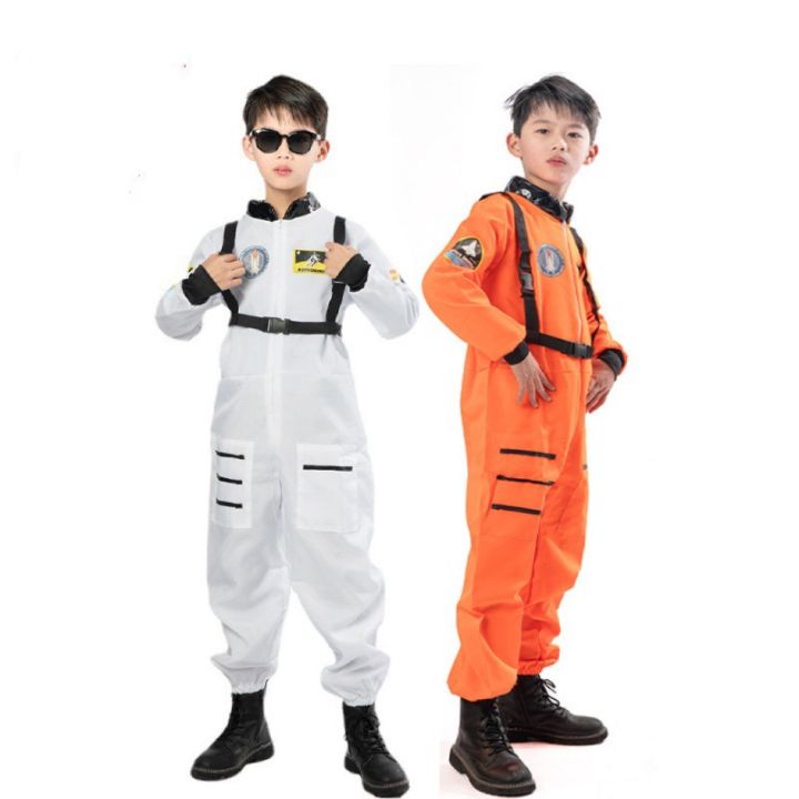Astronaut Costume for Kids Jumpsuit Role Play Boys Girls Children's ...