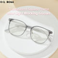OQ BOGA 5 Colors Unisex Anti Blue Fashion Computer Glasses Women Men Screen Radiation Eye Protection Square Frame Eyewear. 