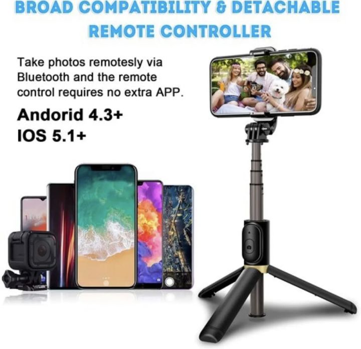 R1%20Mobile%20Wireless%20Fill%20Light%20Live%20Streaming%20Photography%20Portable%20Integrated%20Telescopic%20Tripod%20Stand%20Selfie%20Stick%20-%20Image%207