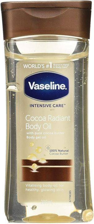 Vaseline intensive care cocoa radiant body oil-200ml