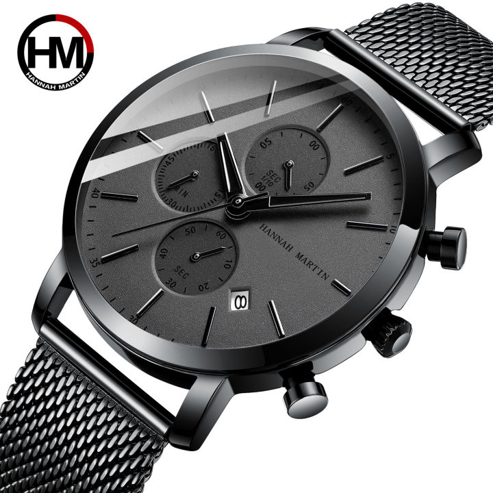 Hannah Martin/ Hannah Martin Cross-Border Men's Watch Calendar Student Waterproof Trend Watch Generation