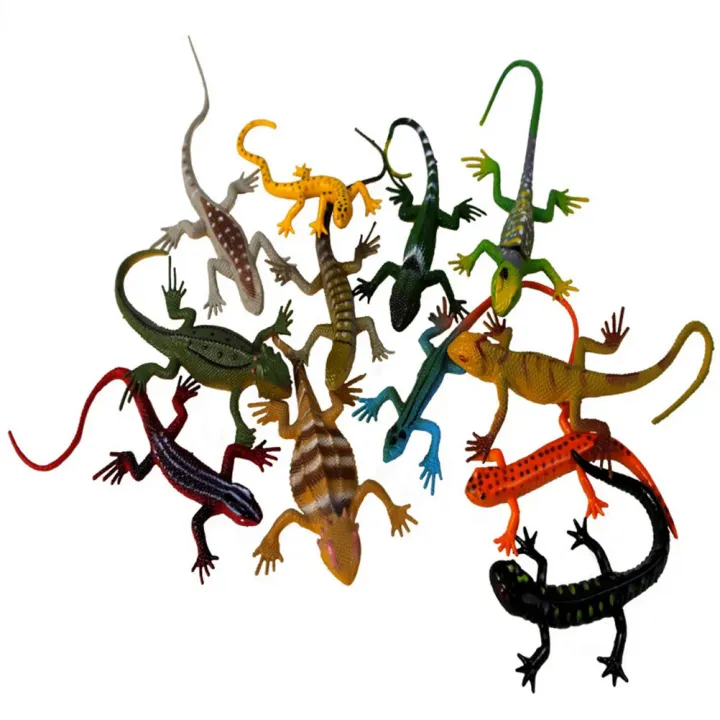 Artificial Lizard Toy Model Reptile Fake Simulated Toys Realistic Lizards Plastic Animals Figures