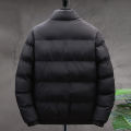 Men Jacket Letter Print Windproof Elastic Cuff Jacket Coat. 