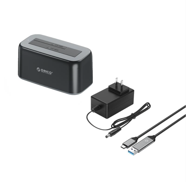 ORICO%206819C3%20HDD%20Enclosure%203.5"%20SATA%20to%20Type-C%2010Gbps%20Hard%20Drive%20Docking%20Station%20Support%20UASP%2012V3A%20Power%20Adapter%20for%20HDD/SSD%20-%20Image%202