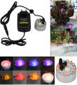 Ultrasonic Mist Maker Atomizer Air Humidifier Fogger Water Fountain Pond 12 LED (Steel Body).
