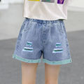 New Girls Denim Shorts Summer Kids Girl Hot Pants Clothing Baby Casual Jean Shorts 4 6 8 10 12 14 Year.