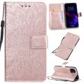 【HOT】 3D Wallet Flip Sunflower Leather Case For 11 Pro X XS XR 5 5S SE 6 6S 7 8 Plus Book Cases Soft TPU Phone Cover Fundas.