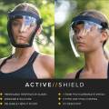 Active shield face mask Glass mask full face shields mask. 