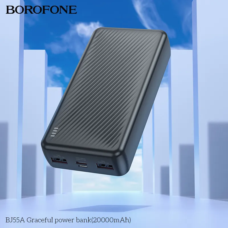 BJ55 Graceful power bank(10000mAh) Black