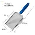 Cat Litter Cleaning Tool Kitty Metal Scooper for Bunny Puppy Kittens 2.0X2.0mm mesh.