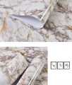 Self Adhesive white Marble Vinyl Wallpaper (5x2 feet) Furniture Decorative Film Waterproof Wall Stickers. 