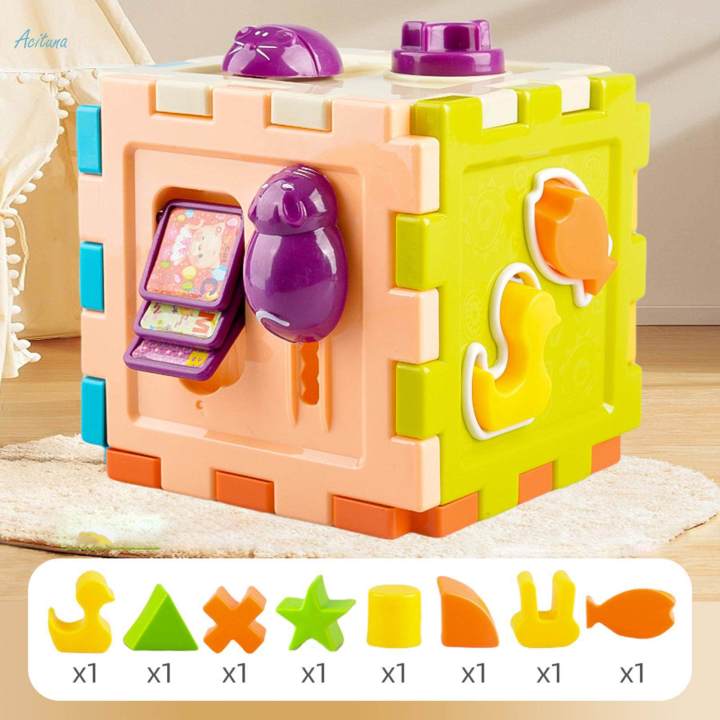 Preschool Shape Sorter Box Kids Shape Sorter Toys for Baby Birthday Gifts