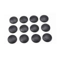12Pcs New Trim Stickers Practical Cover Car Interior Anti-Rust Cap Door Lock Screw Protector,Black. 
