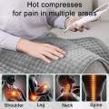 10 Level 75W Electric Heating Pad Timer for Shoulder Neck Back Spine Leg Pain Relief Winter Warmer Wrap Temp Heater Pad 30x60cm /(50W  30*40cm). 