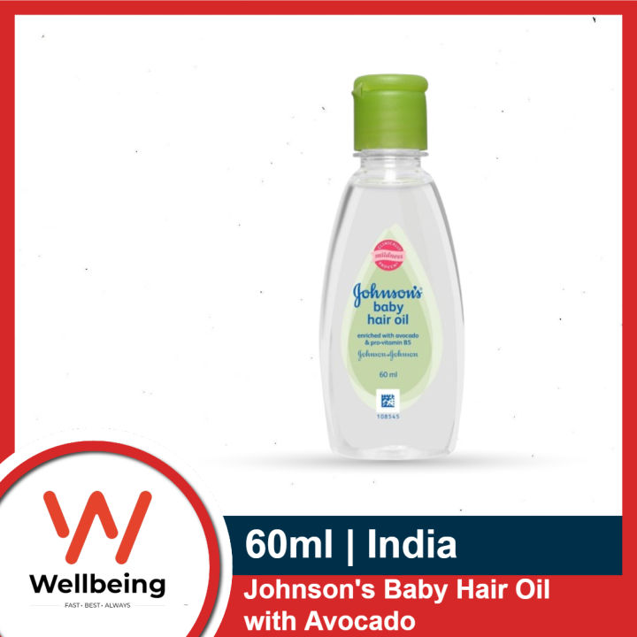 Johnson's Baby Hair Oil 60ml Enriched with Avacado Oil & Pro-vitamin B5