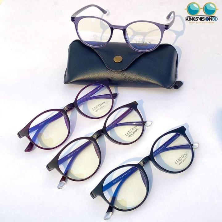 Round Protective Fashionable Optical Glasses with Korean TR Sel Frame for Men Women Unisex - Eyeglasses For Men Women Unisex