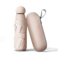 Mini Pocket Capsule Women's Folding High Grade Sun Sunscreen Clear Umbrella. 
