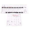 2 Pcs Keyboard Stickers Universal Desktop Computer Mechanical Gaming Replacement Keyboard Keycap Matte Stickers.