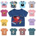 Summer Kids Boys T Shirt Crown Print Short Sleeve Baby Girls T-shirts Cotton Children T-shirt O-neck Tee Top Boy Clothes DX-BS10. 