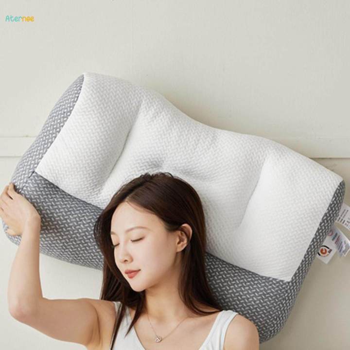 Ergonomic Neck Pillow firm Breathable Neck and Shoulder Relaxation Sleeping Pillow Cervical Pillow for