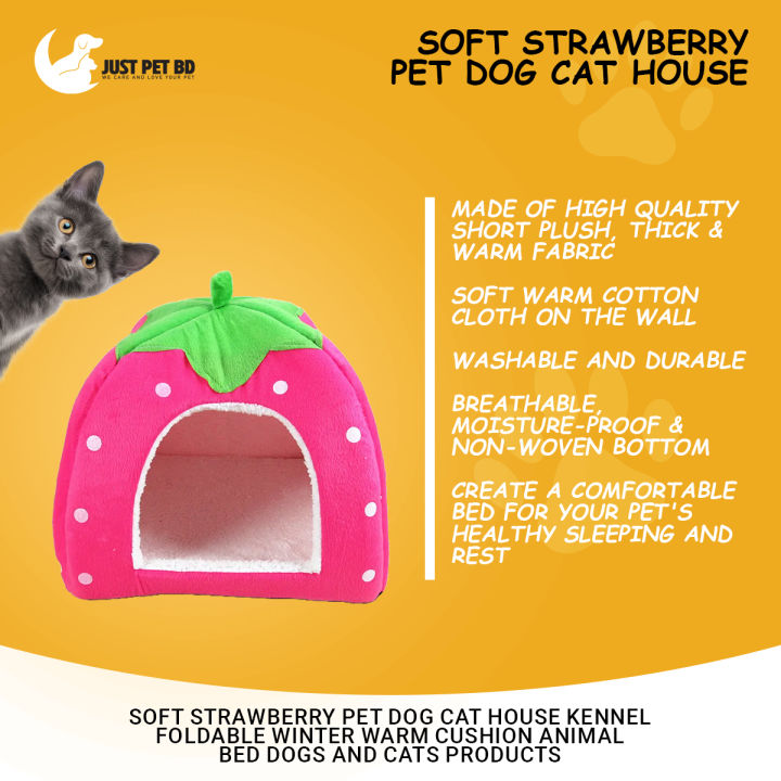Soft%20Strawberry%20Pet%20Dog%20Cat%20House%20Kennel%20Foldable%20Winter%20Warm%20Cushion%20Animal%20Bed%20Dogs%20And%20Cats%20Products%20(Size:%20XL),%20Red%20Color%20-%20Image%202