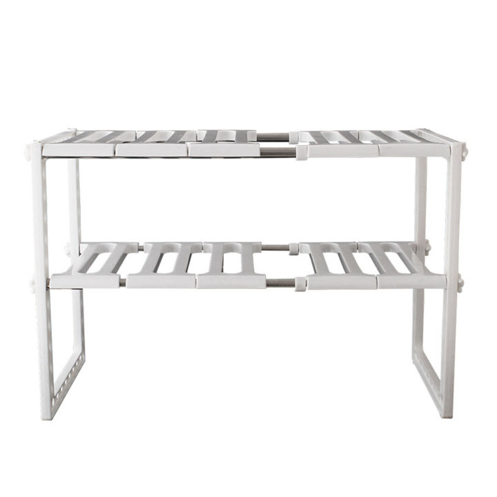 Normal%20Organizer%20Rack%2037-66cm%20Length%20Adjustable%20Cabinet%20Storage%20Shelf%20Home%20Kitchen%20Bath%20-%20Image%205