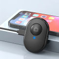 Mini Rechargeable Bluetooth-Compatible Wireless Remote Controller Button Self-timer Selfie Stick Shutter Release for IOS Android.