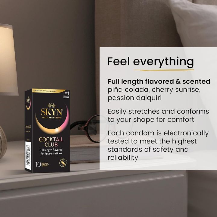 SKYN%20Cocktail%20Club%20Premium%20Flavored%20Condoms,%2010%20Count%20-%20Image%207